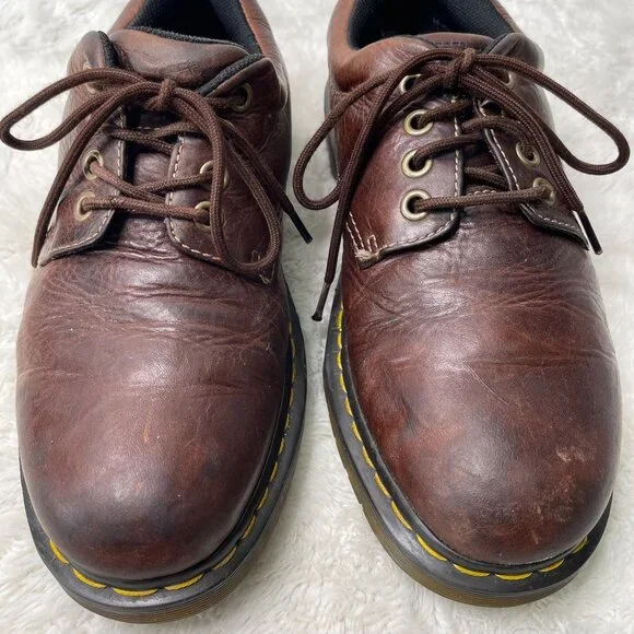 DR. MARTENS Boston Men\'s Brown Leather Lace Up Oxford Loafers Size 11 Dr. Martens | Shoes | Doc Martens Boston Mens Brown Leather  main image 3